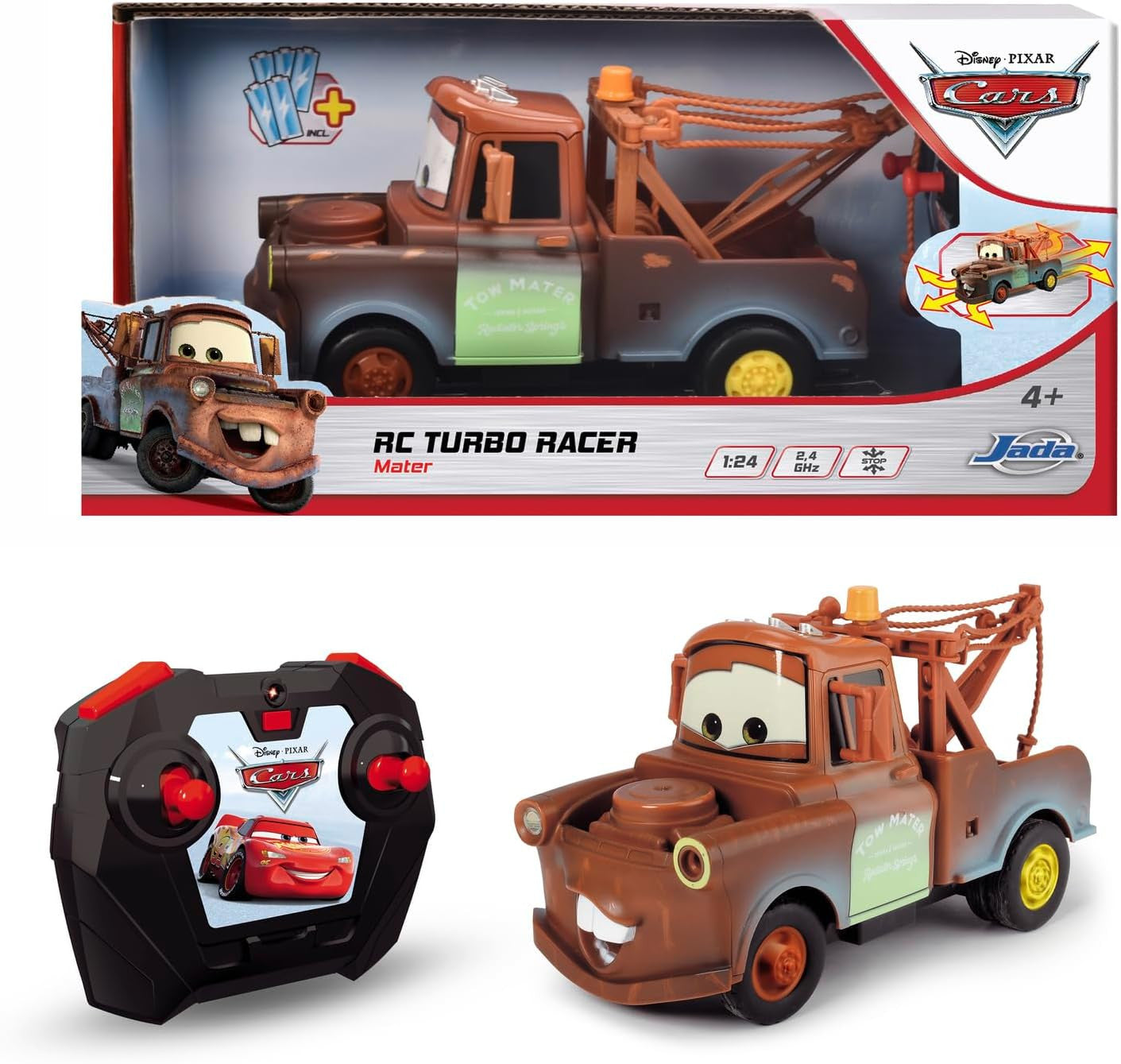 Coche de Radiocontrol RC Cars Mater Turbo Racer - Jada