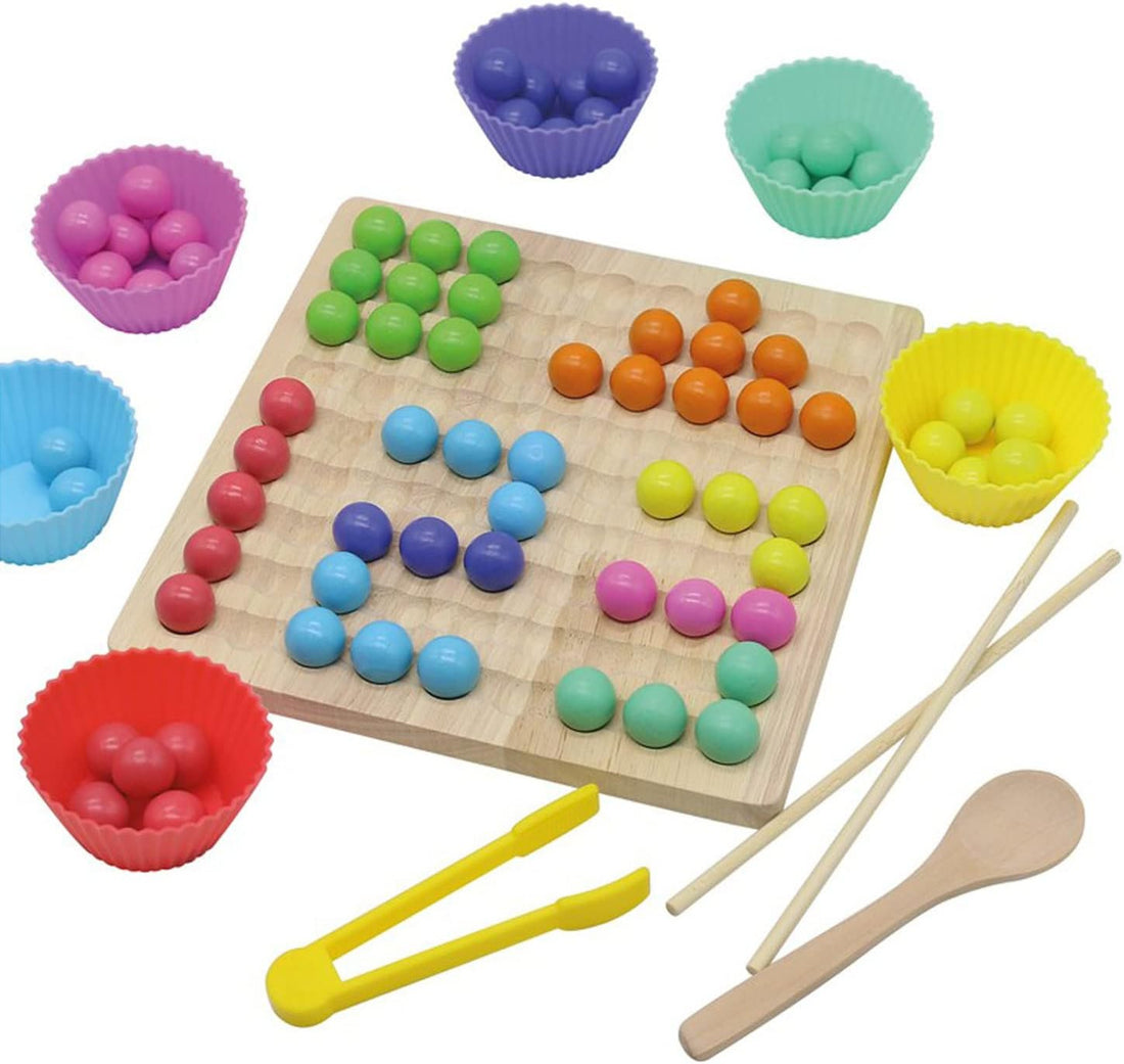 Juego de Conteo de Madera - Cuentas Montessori - Andreu Toys