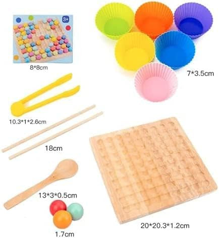 Juego de Conteo de Madera - Cuentas Montessori - Andreu Toys