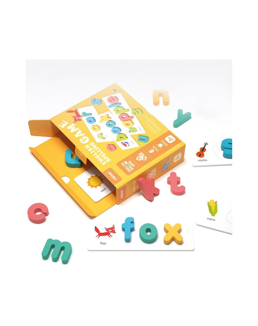 Juego para Aprender Inglés - Juego de Ortografía Inglesa - Andreu Toys