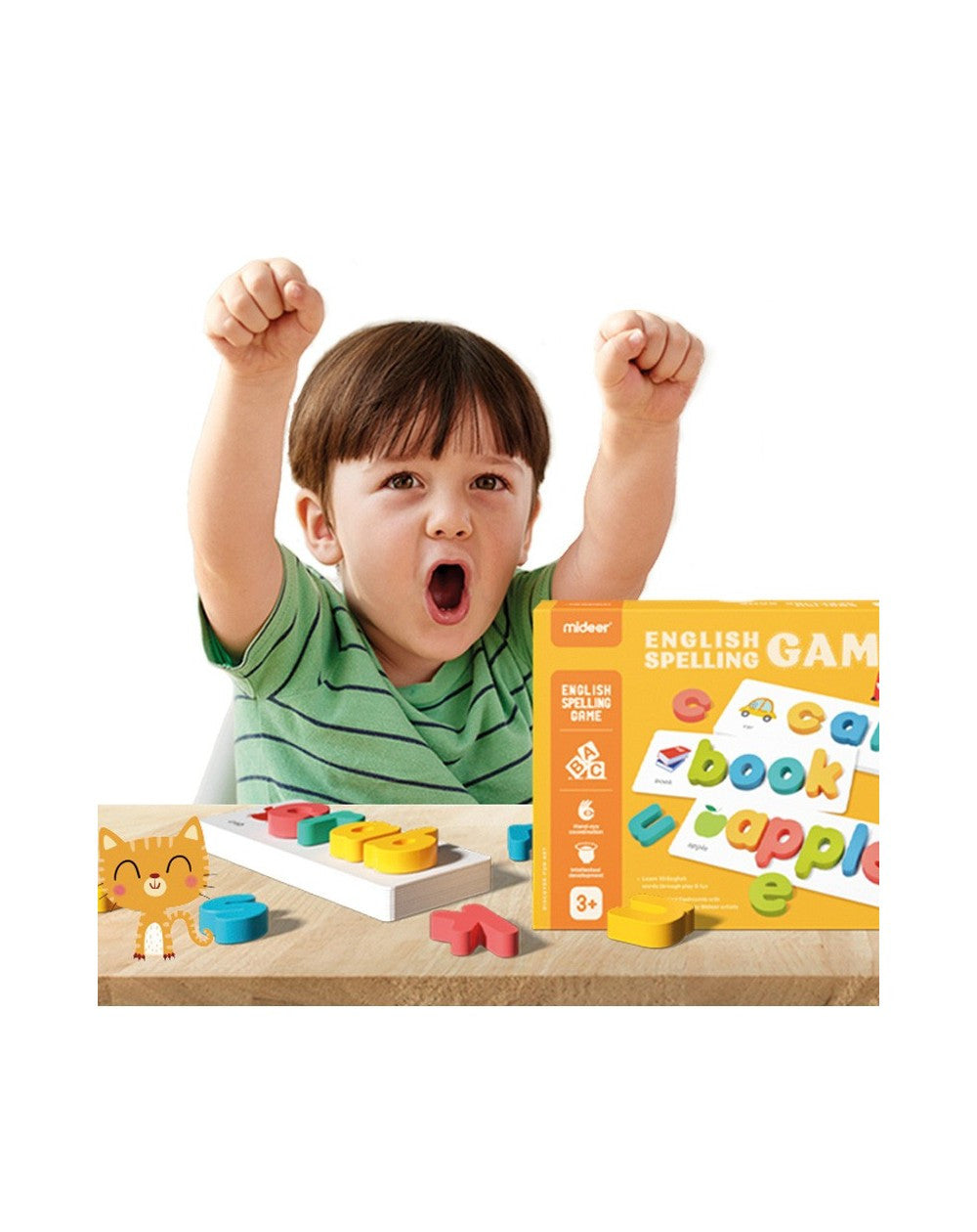 Juego para Aprender Inglés - Juego de Ortografía Inglesa - Andreu Toys