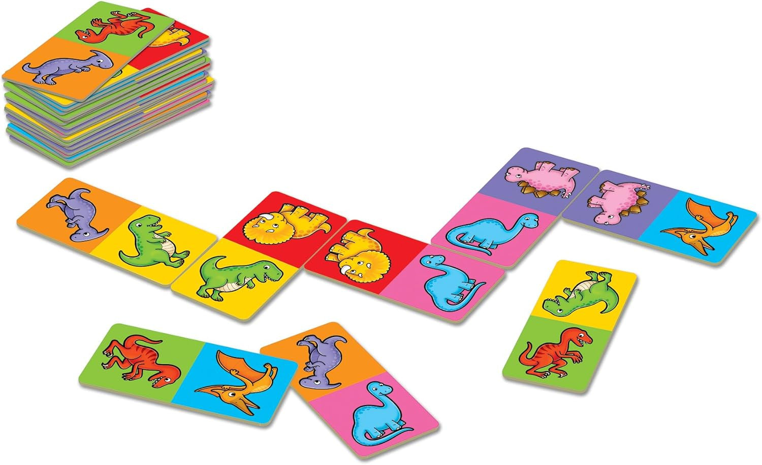 Puzle de Dinosaurios - Dinosaur Dominoes - Orchard Toys