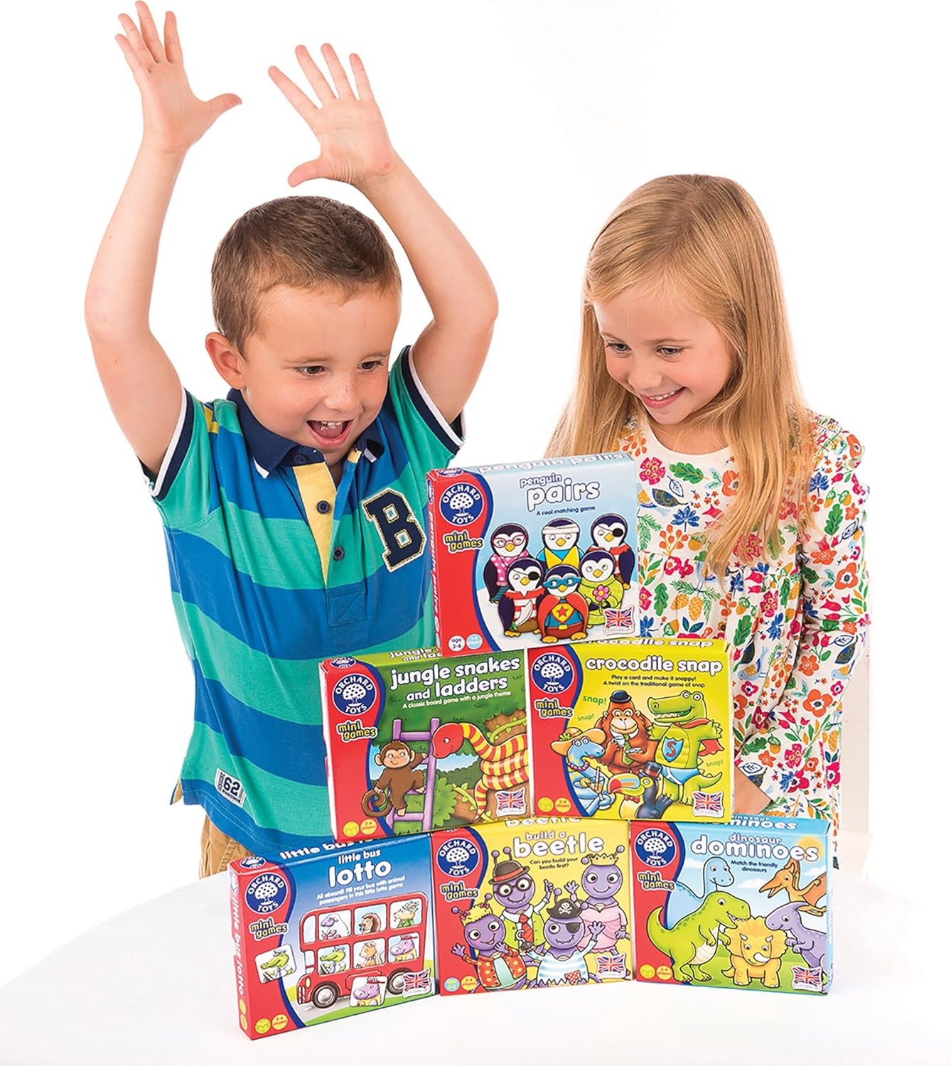 Puzle de Dinosaurios - Dinosaur Dominoes - Orchard Toys