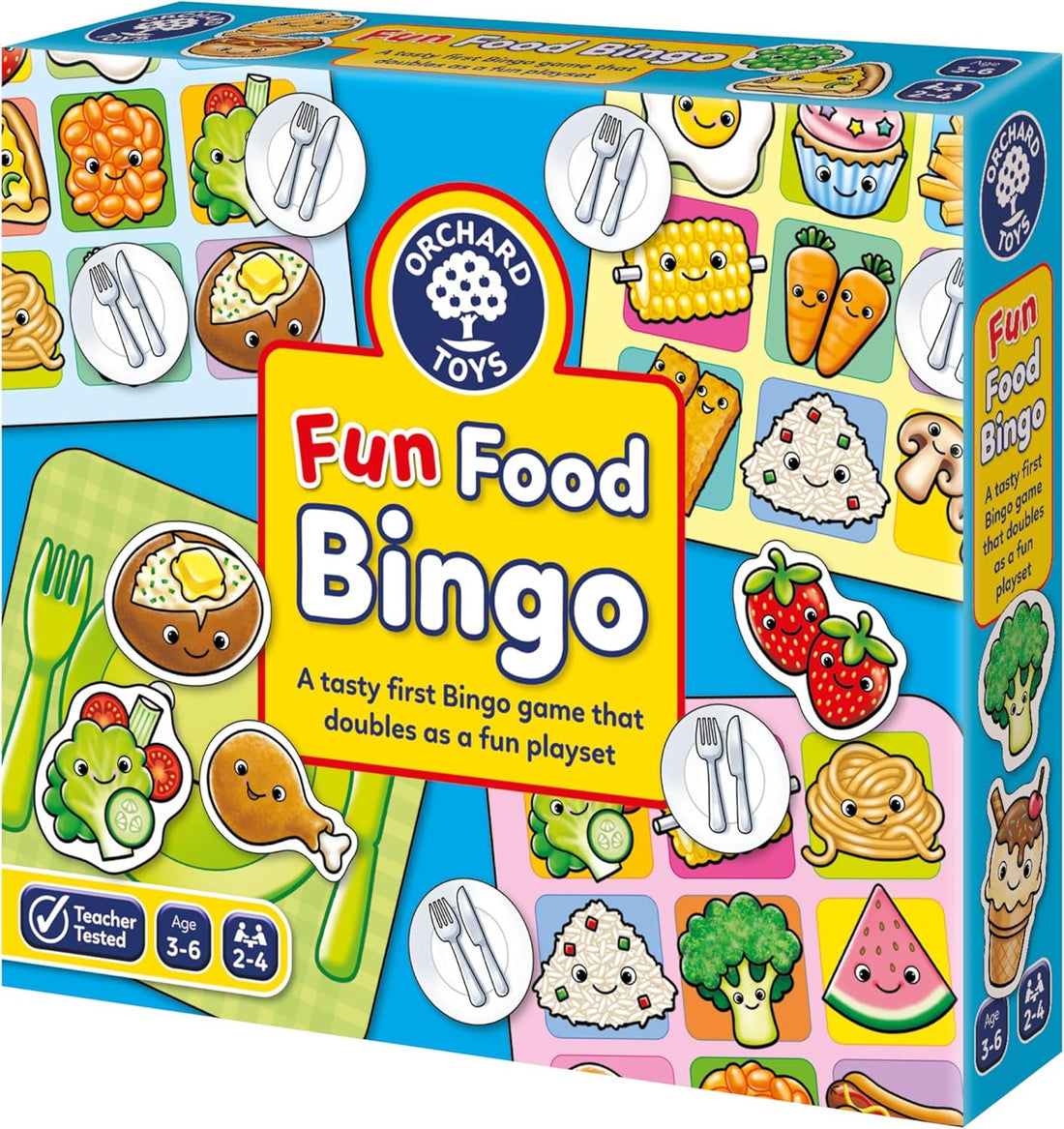Bingo para Niños - Fun Food Bingo - Orchard Toys