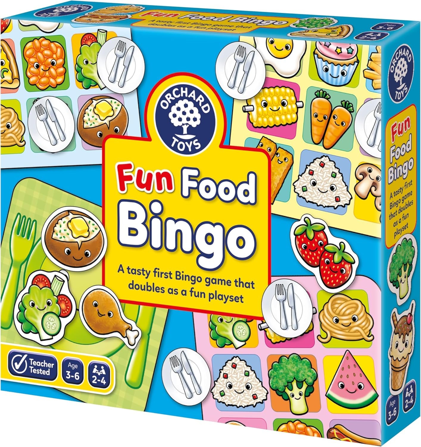 Bingo para Niños - Fun Food Bingo - Orchard Toys
