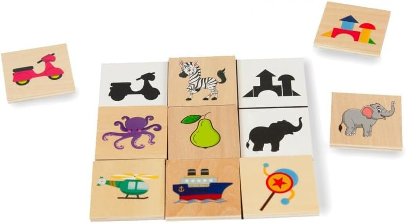 Juego de Observación y Reconocimiento - Juego de asociación - Matched Images - Edukalu