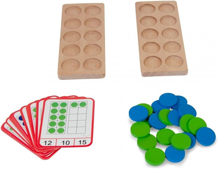 Juego de Operaciones Matemáticas - Sumar , Restar , Dividir, Multiplicar - Counting Board - Edukalu