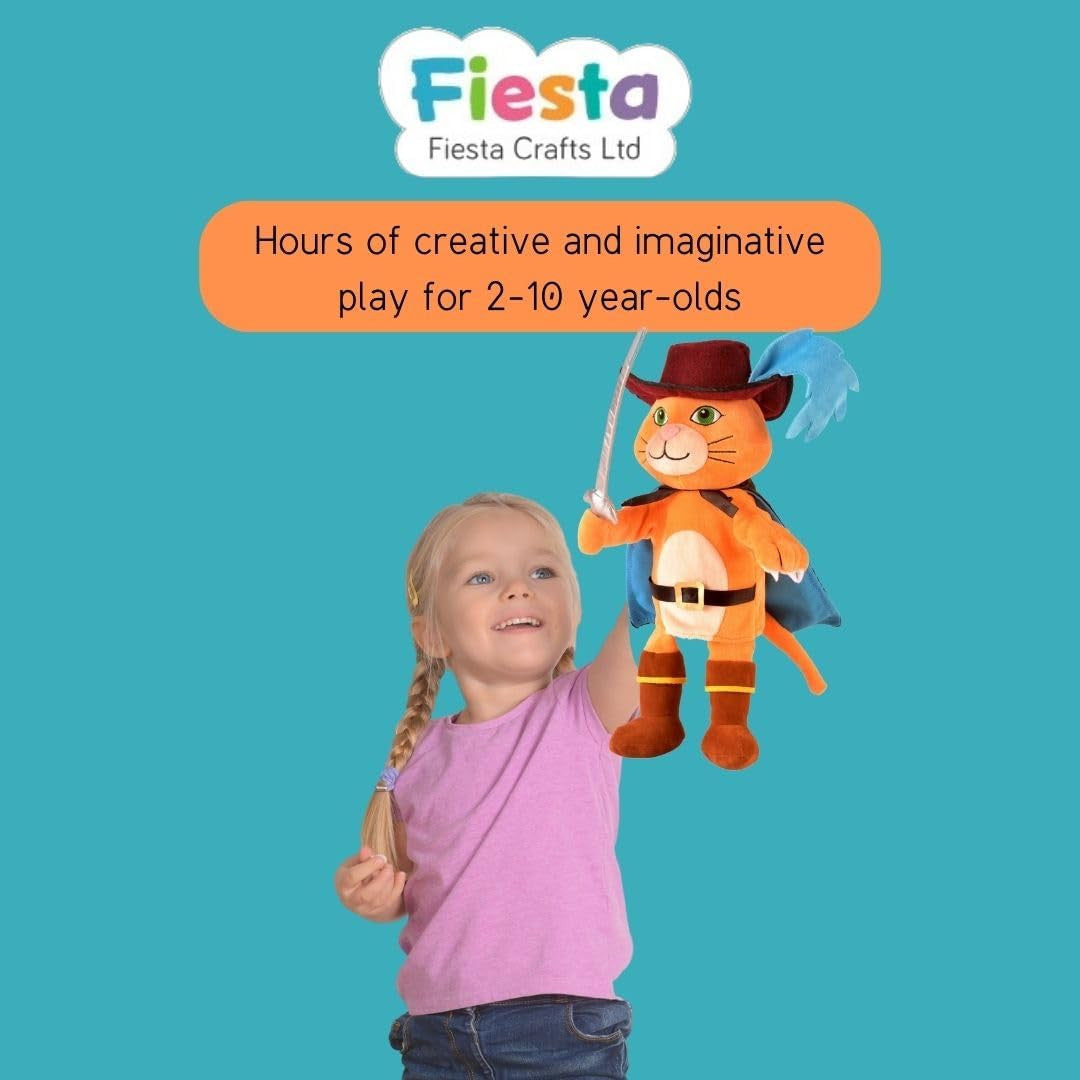 Marioneta de mano El Gato con Botas - Fiesta Crafts