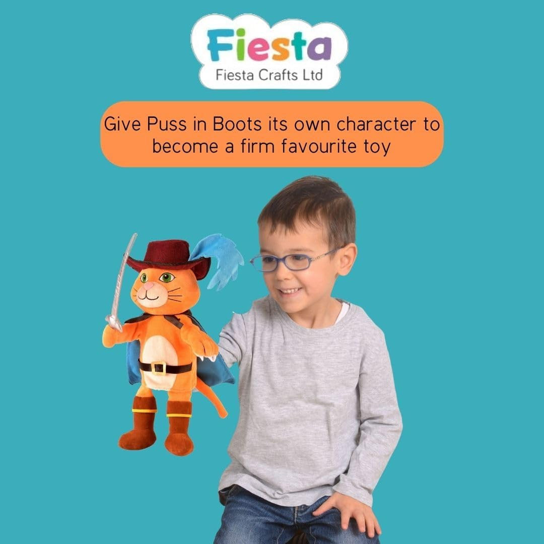 Marioneta de mano El Gato con Botas - Fiesta Crafts