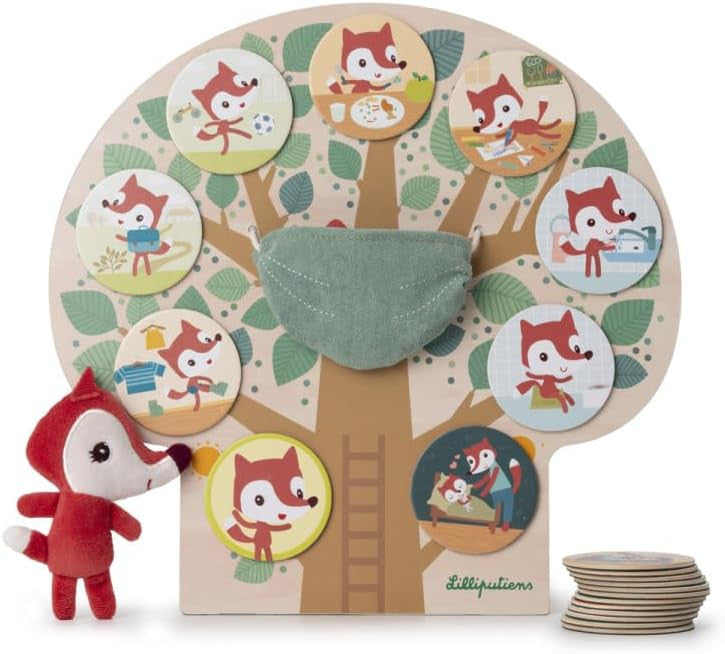 Tablero Magnético con Escenas Cotidianas - El Árbol Magnético de Alicia - Lilliputiens 83545
