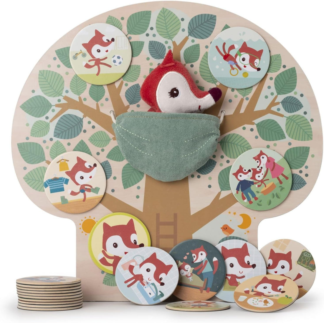 Tablero Magnético con Escenas Cotidianas - El Árbol Magnético de Alicia - Lilliputiens 83545