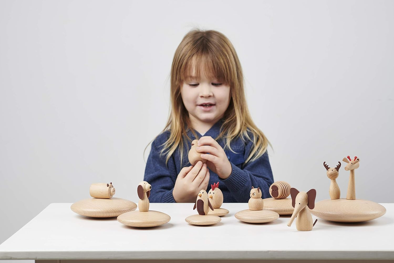 Juego Imaginativo - Wooden Animal - Animales de Madera - Tickit 73472