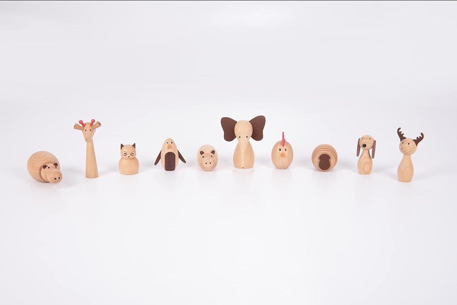 Juego Imaginativo - Wooden Animal - Animales de Madera - Tickit 73472