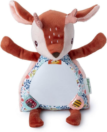 Peluche Stella Cervatillo con Espejo Cucú Lilliputiens 83551 | +6 Meses