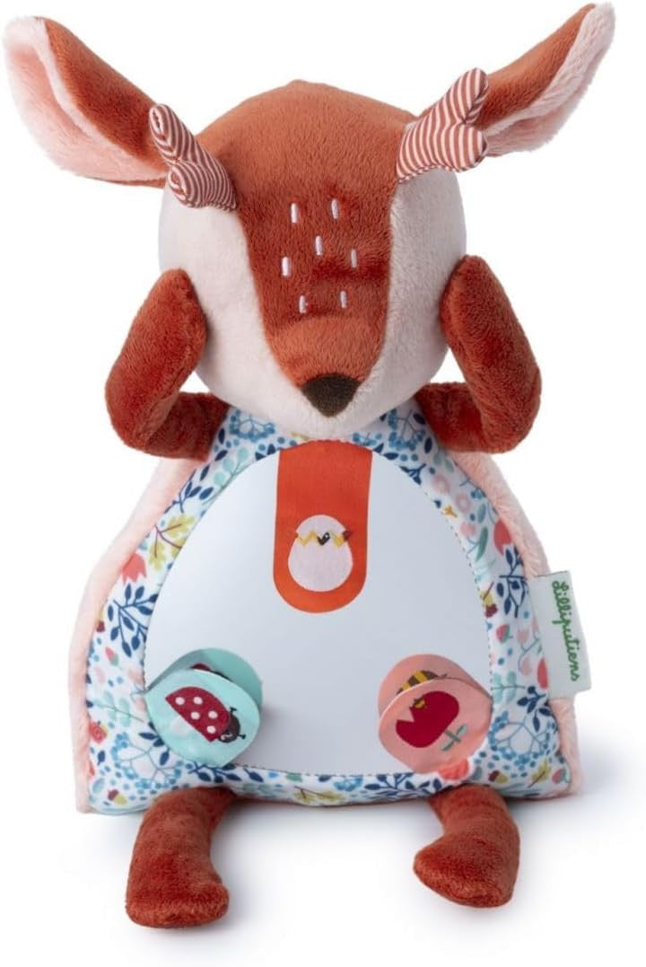 Peluche Stella Cervatillo con Espejo Cucú Lilliputiens 83551 | +6 Meses