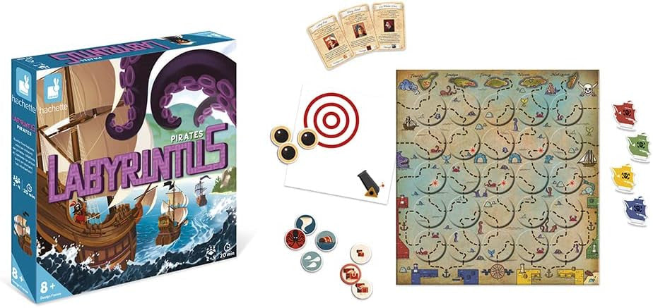 Juego de Mesa de Piratas - Labyrintus Pirates - Janod 2463