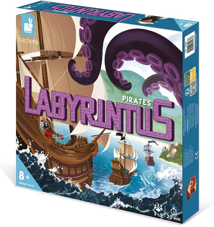 Juego de Mesa de Piratas - Labyrintus Pirates - Janod 2463