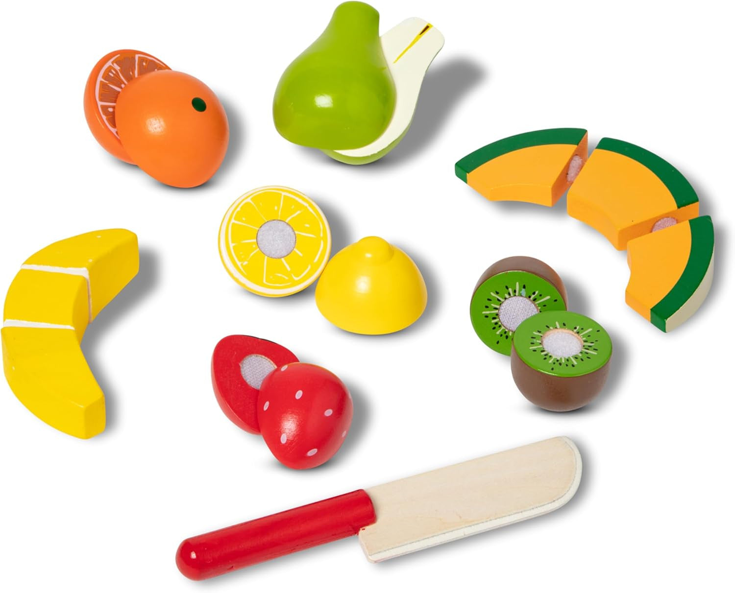 Fruta de Madera para Cortar Melissa & Doug | 17 Piezas
