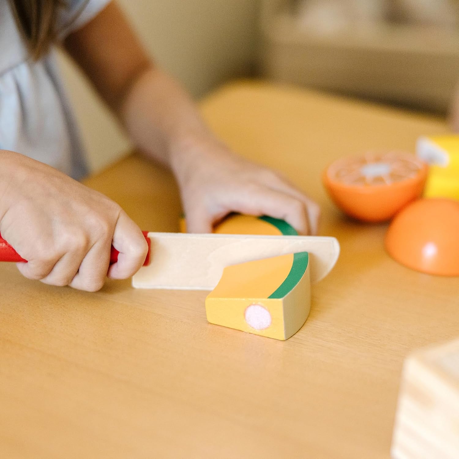Fruta de Madera para Cortar Melissa & Doug | 17 Piezas