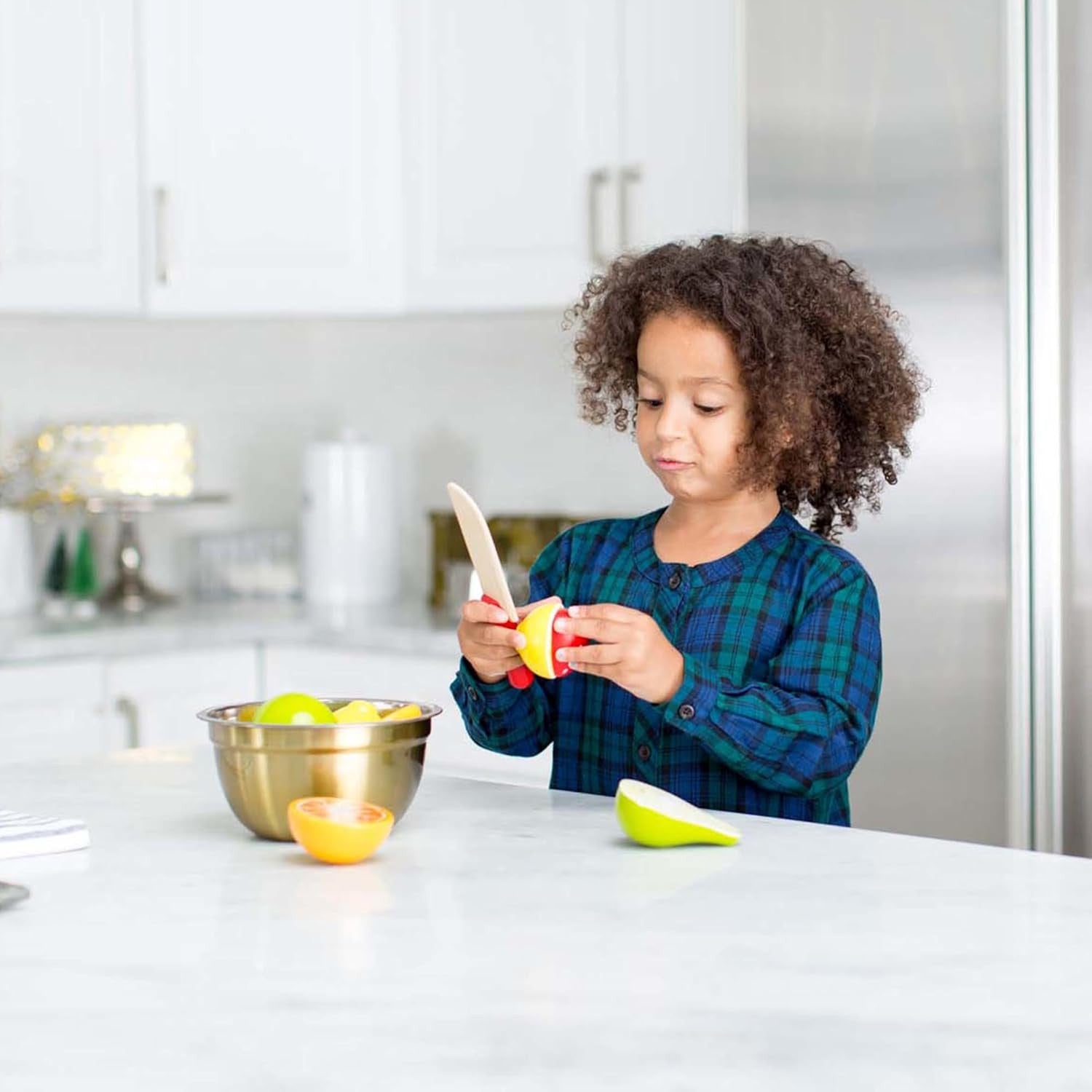 Fruta de Madera para Cortar Melissa & Doug | 17 Piezas