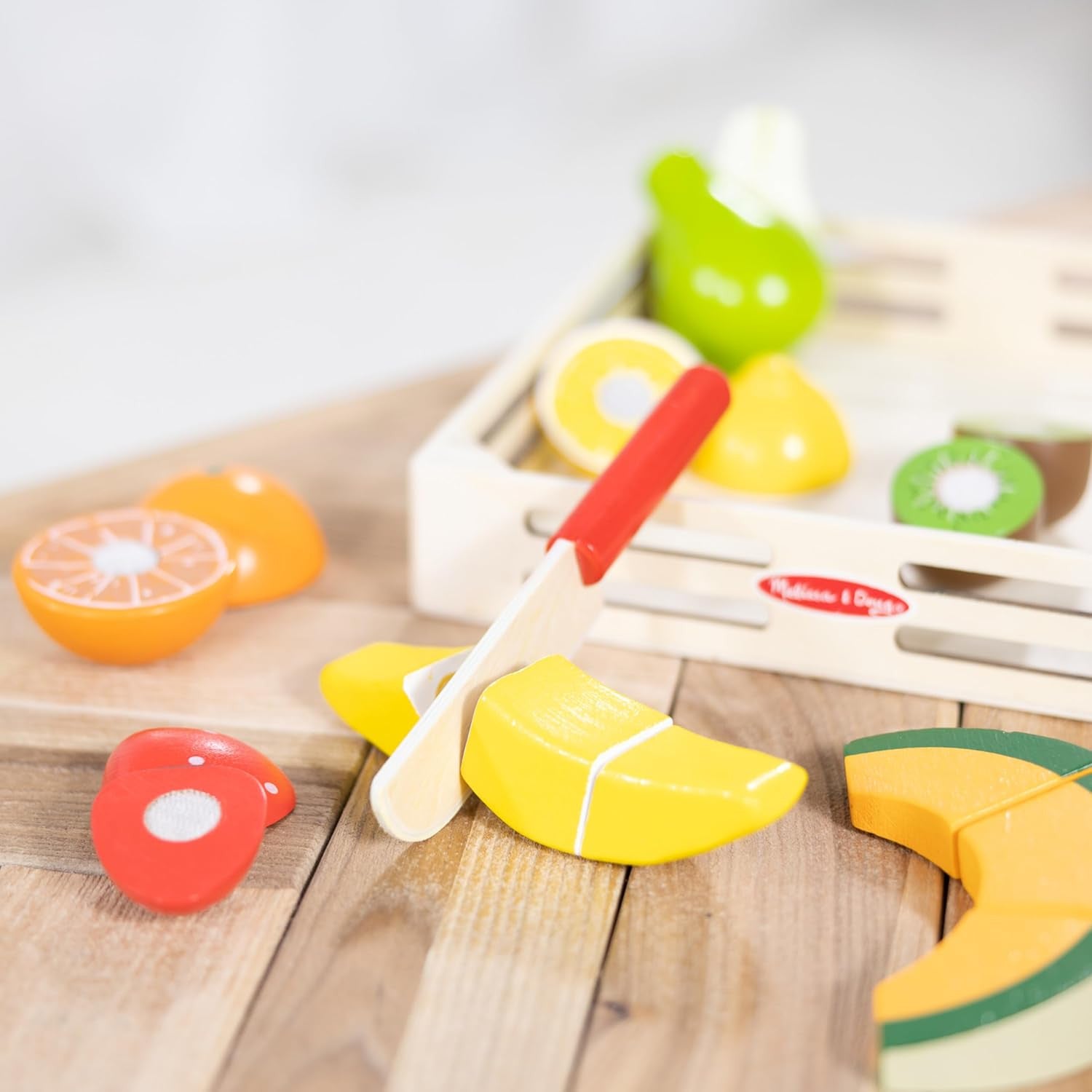 Fruta de Madera para Cortar Melissa & Doug | 17 Piezas