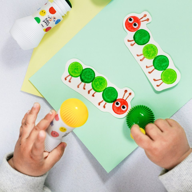 Marcadores de puntos - rotuladores de puntos  para niños pequeños - haku yoka 233112