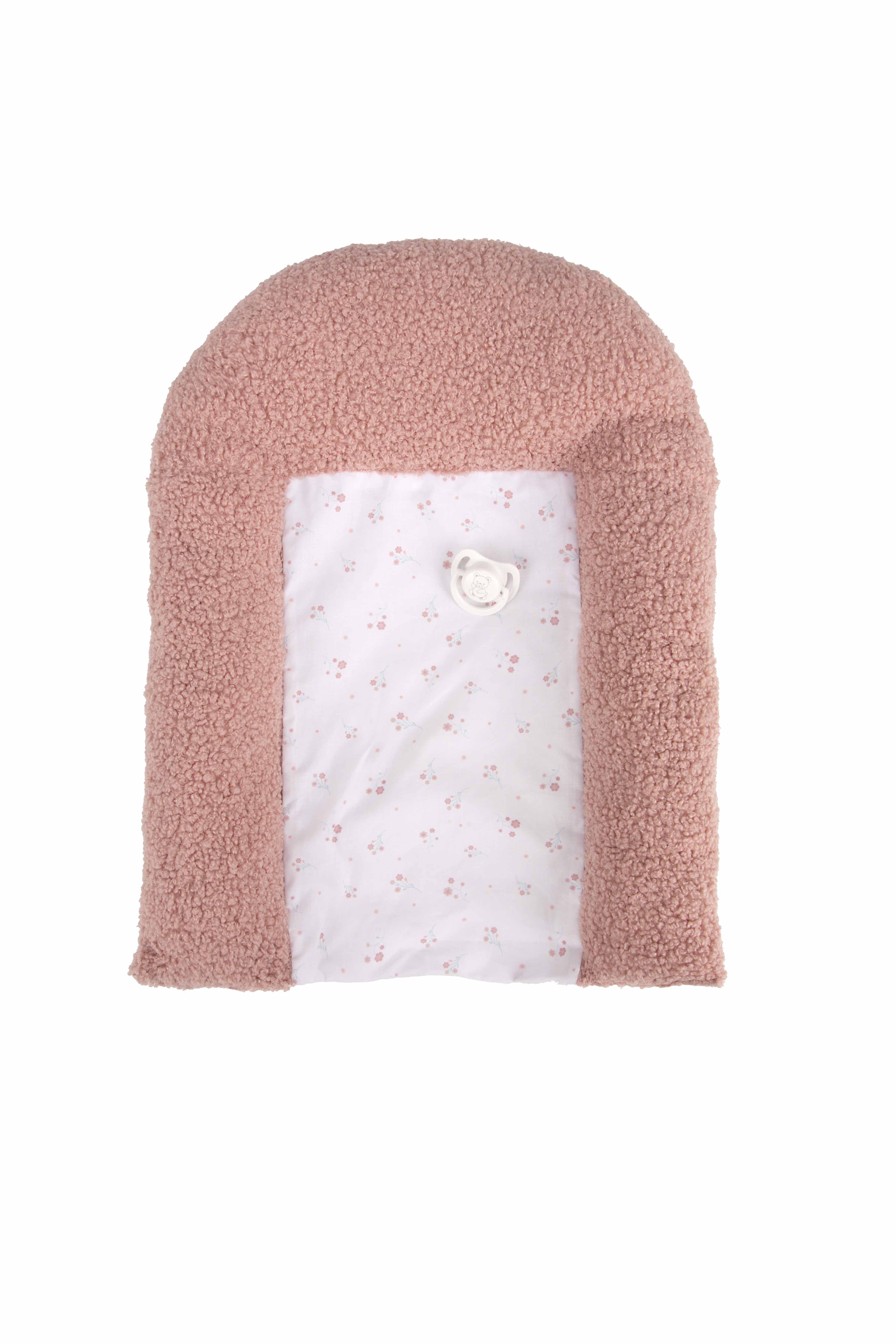 Muñeca de Peso Elegance Babyto Rosa Flores 35 cm – Arias 60870 | Con Cojín y Chupete