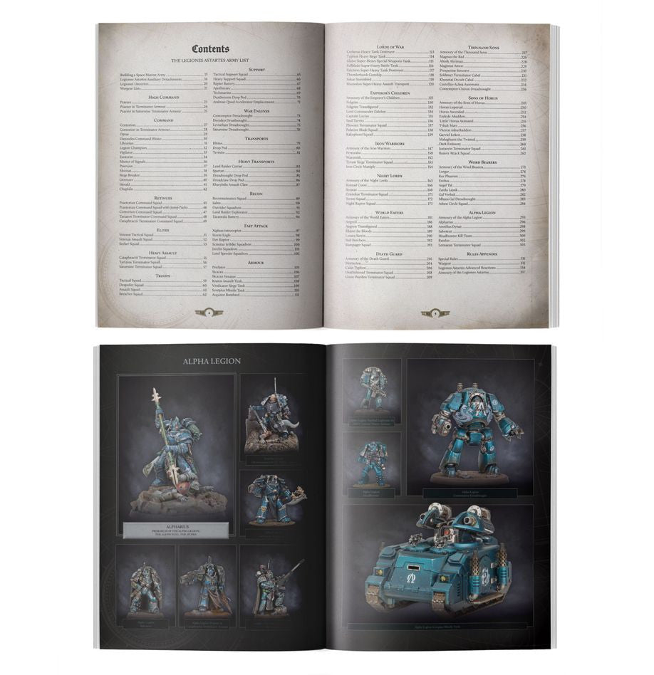 Miniaturas - Liber Hereticus - Libro del ejército de las Legiones Astartes Traidoras ( Inglés ) - Warhamer