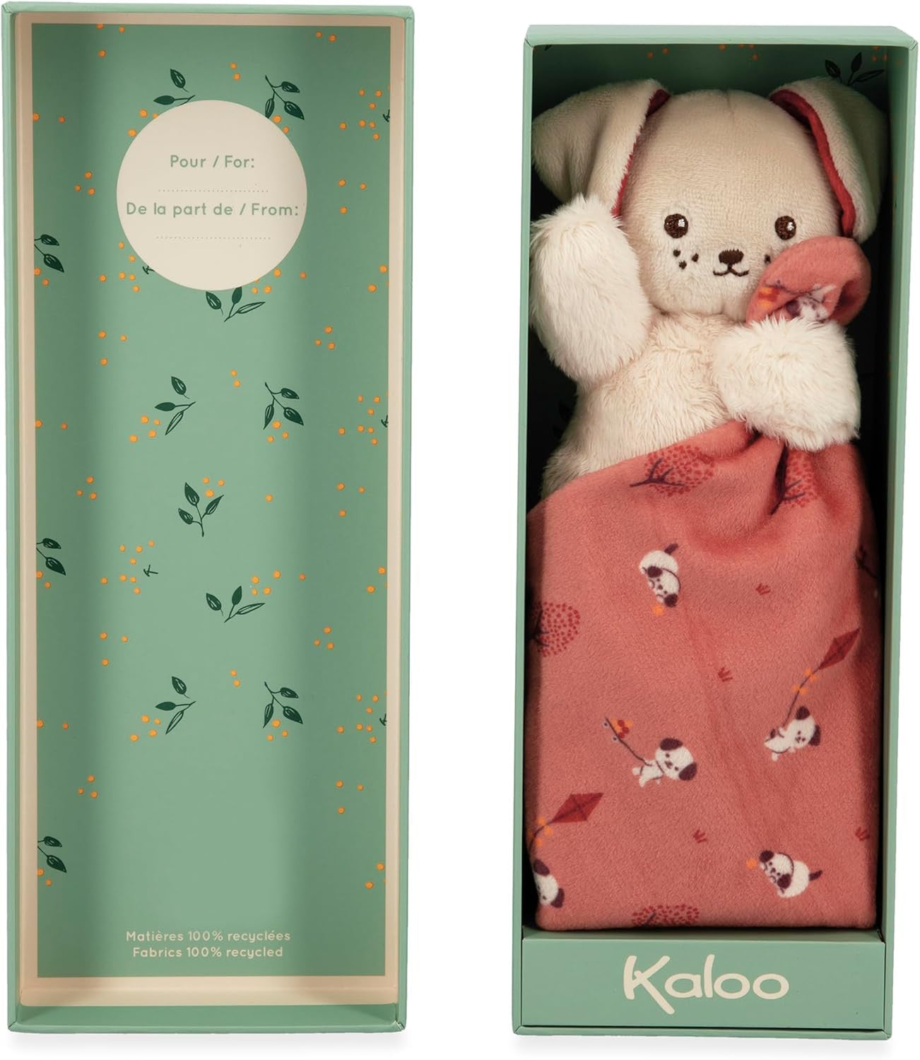 Peluche - Carré Doucer - Perro de Peluche con Dudú - Kaloo K226002