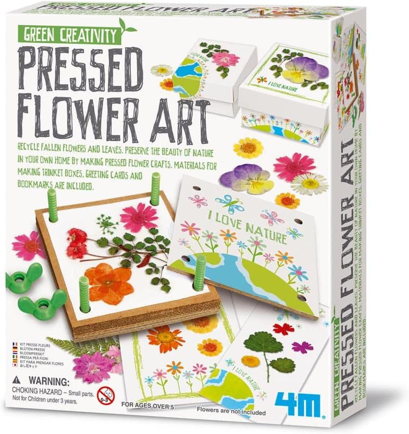 Kit para prensar Flores - Pressed Flower Art - 4M 04567