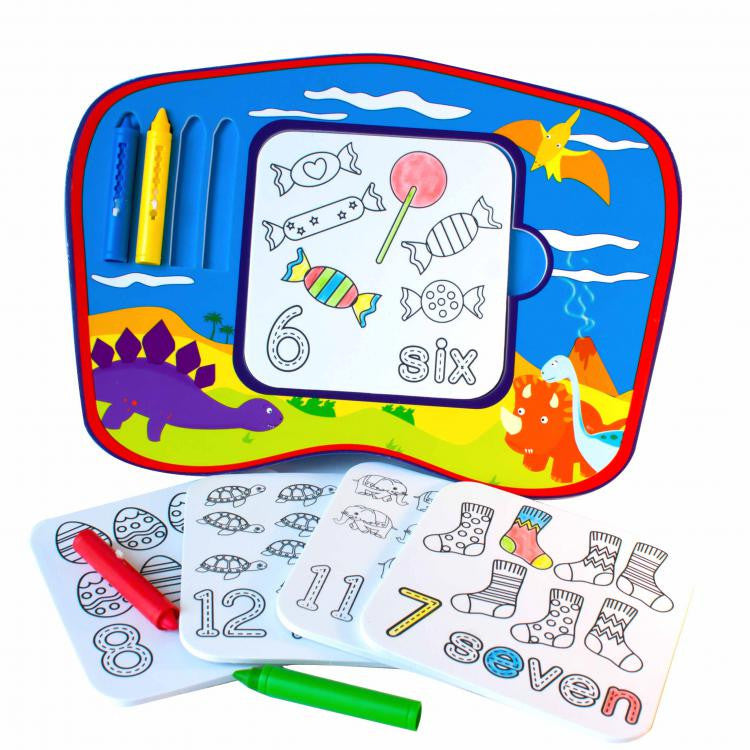 Bathroom Set - Count, Color and Create! - Educational and Fun Kit - Learn Numbers 1 to 10 -