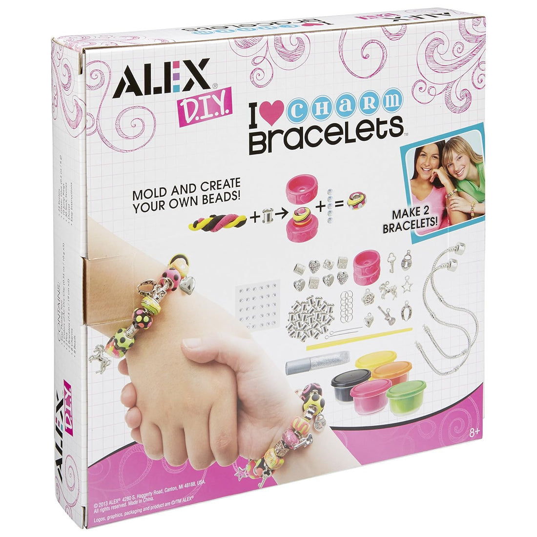 Kit crea Pulseras con Abalorios - Alex
