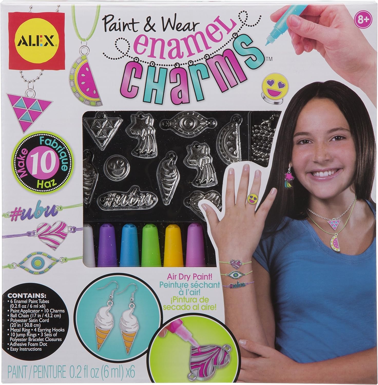 Kit Creativo Pinta Tus Talismanes con Esmalte - Alex