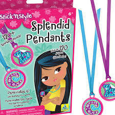 Juego de Manualidades - Splendid Pendants - Personaliza dos Colgantes con Brillantes - Orb Factory