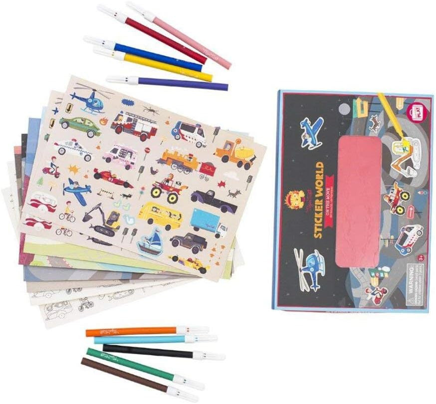 Juego de Manualidades - Set de Pegatinas - Sticker Set on The Move