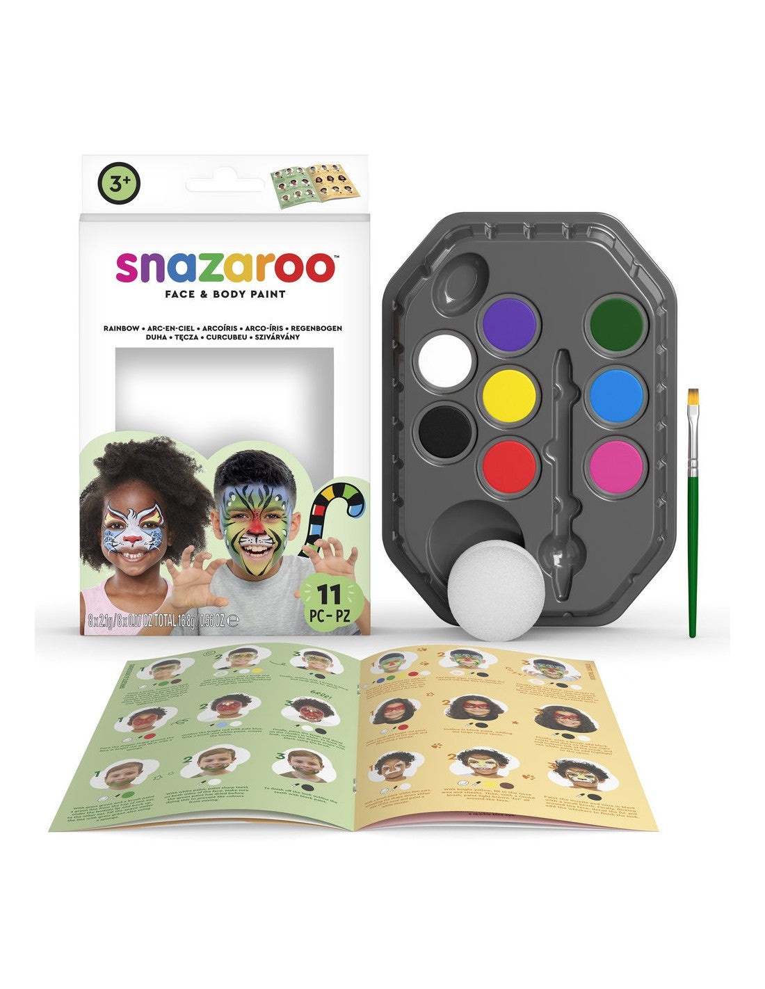 Paleta de Maquillaje Cara y Cuerpo - Maquillaje Infantil - Snazaroo