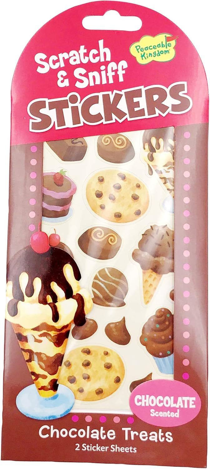 Pegatinas para Rascar y Oler Chocolate - Scratch and Sniff