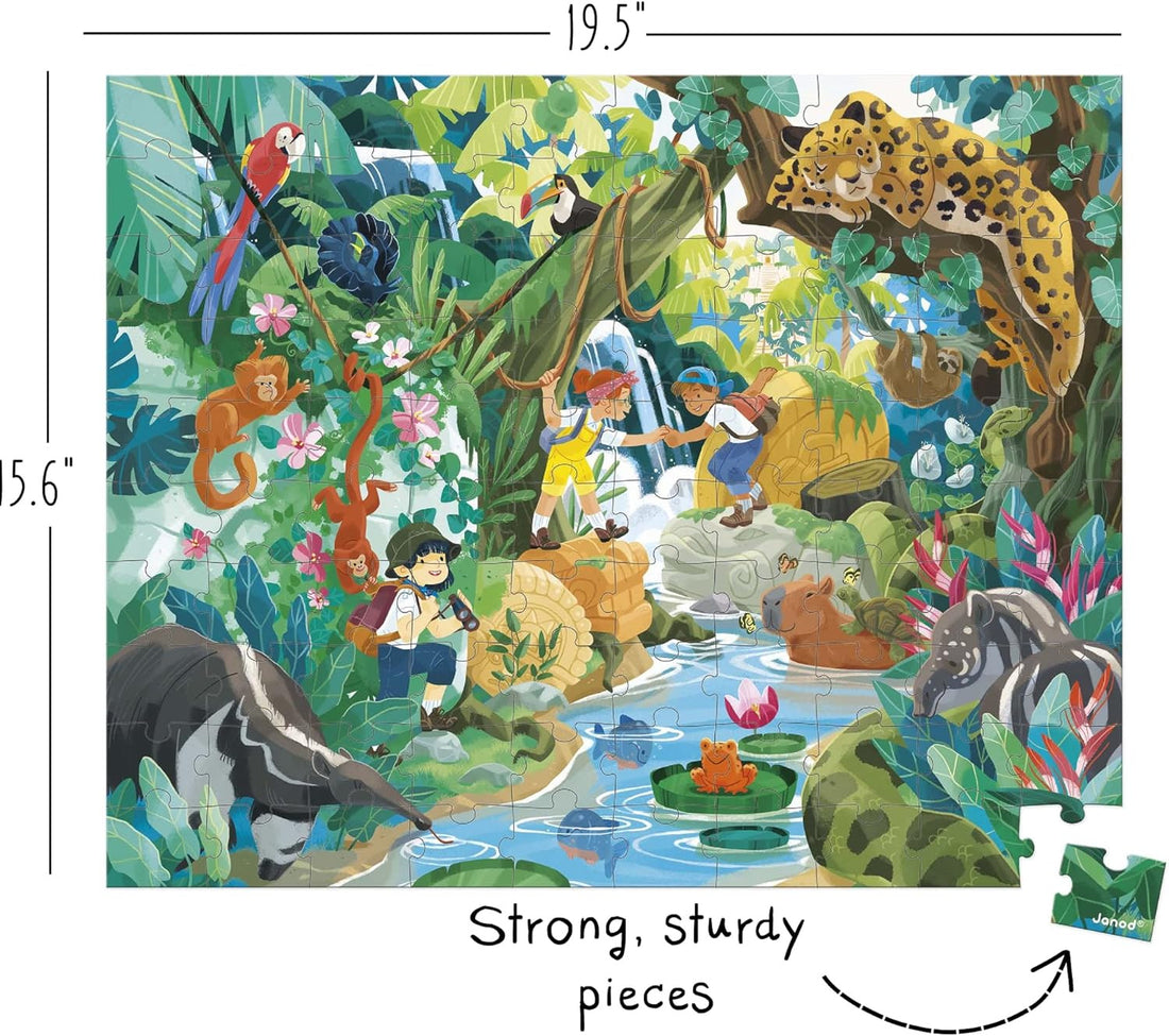 Puzzle Infantil Aventura Inca 100 pzas.  - Janod J02671