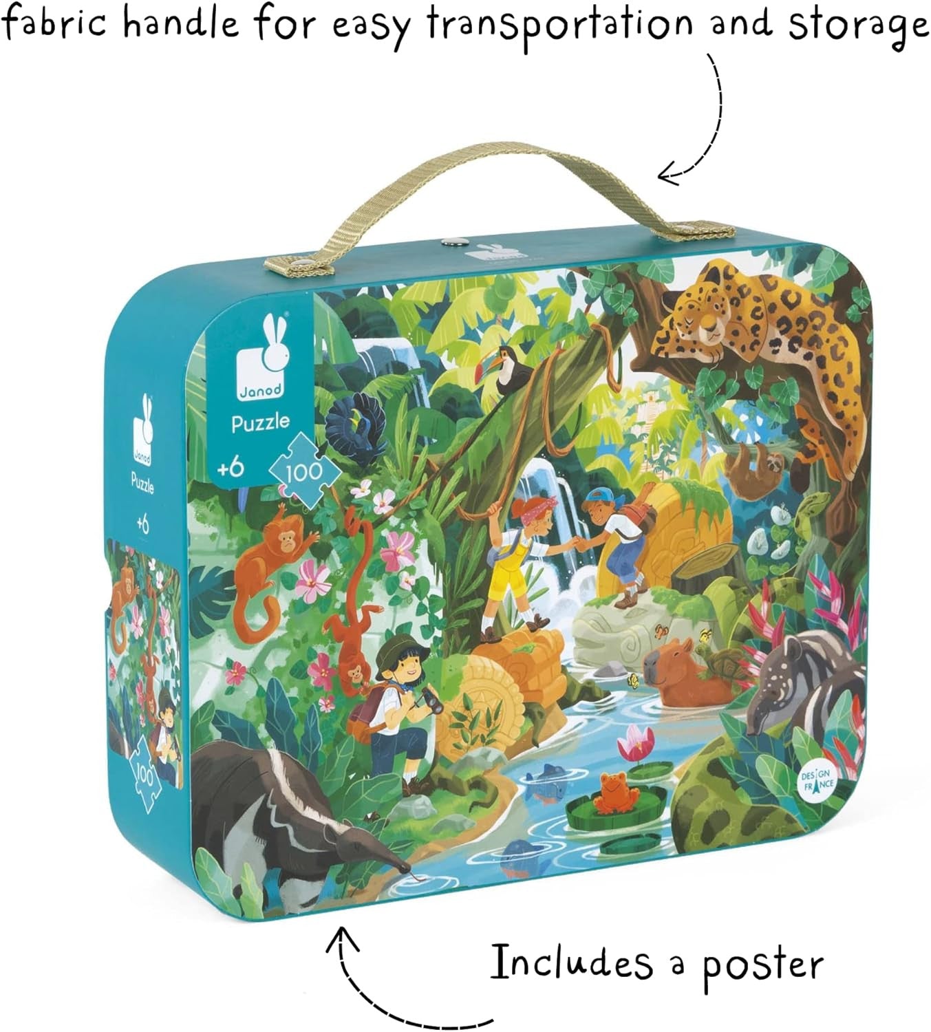 Puzzle Infantil Aventura Inca 100 pzas.  - Janod J02671