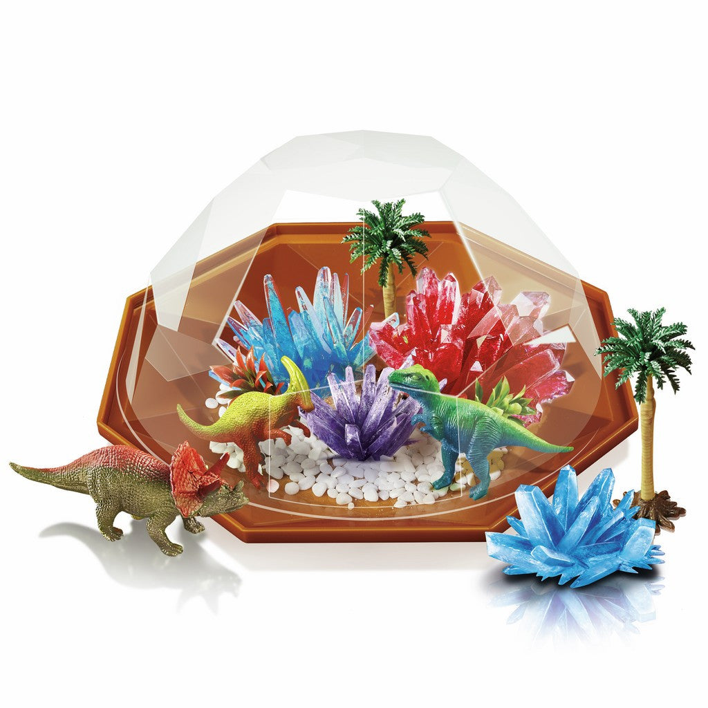 Terrario de Dinosaurios con Cristales - Crystal Growing Dinosaur - 4M