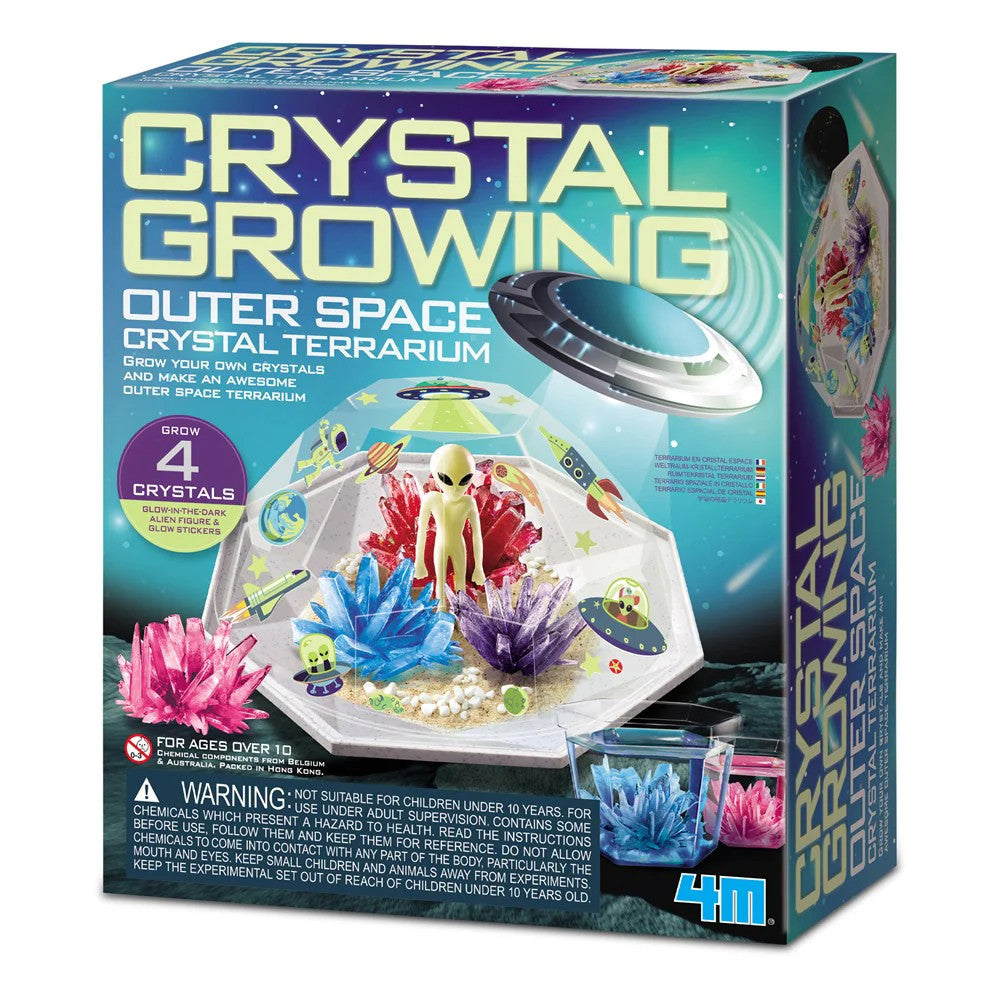 Juego de Ciencias - Terrario de Cristales del Espacio - Crystal Growing Space - 4M
