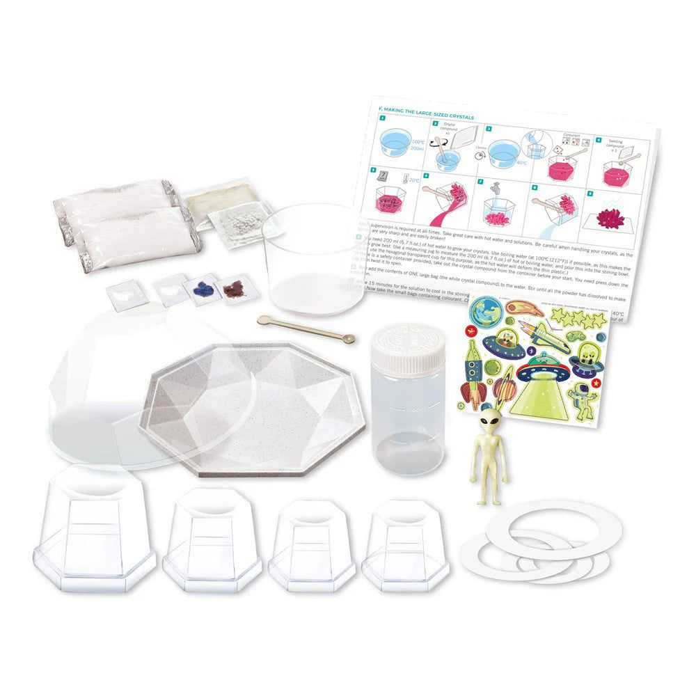 Juego de Ciencias - Terrario de Cristales del Espacio - Crystal Growing Space - 4M