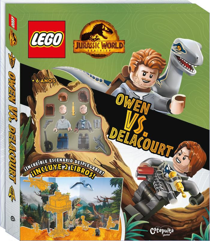 Juego de Lego Jurassic World - Owen VS Delacourt - Lego