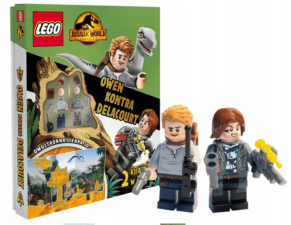 Juego de Lego Jurassic World - Owen VS Delacourt - Lego