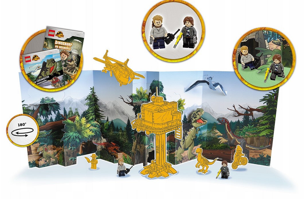 Juego de Lego Jurassic World - Owen VS Delacourt - Lego