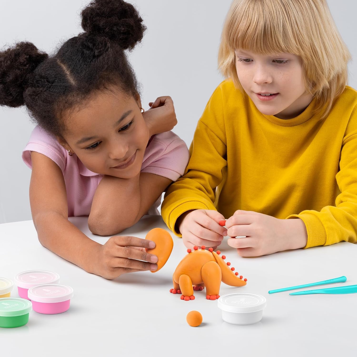 Juego de Moldeado - Juego de Manualidades - Dinosaurios set 6 figuras - Ludilo