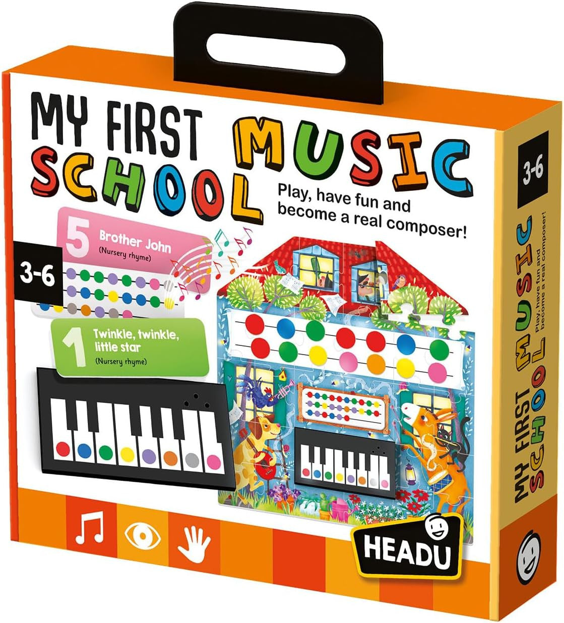 My First School Music - Mis Primeras Melidías - Reconocimiento notas musicales - Headu