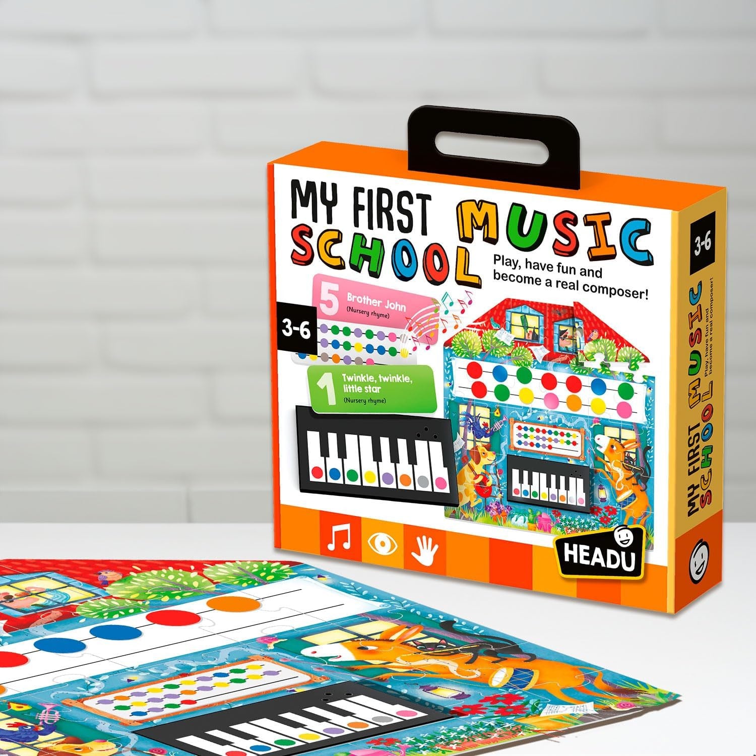 My First School Music - Mis Primeras Melidías - Reconocimiento notas musicales - Headu