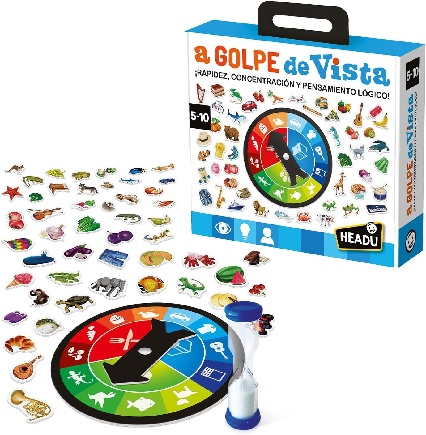 Juego de Mesa - Concentración y Pensamiento Lógico - A Primera Vista - Headu