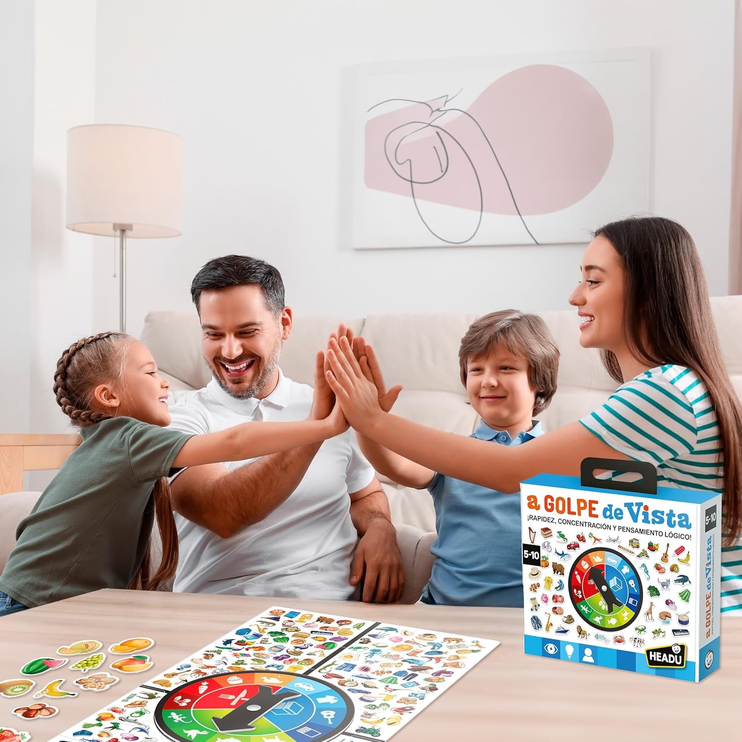 Juego de Mesa - Concentración y Pensamiento Lógico - A Primera Vista - Headu